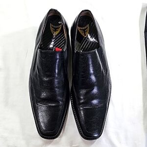 Toschi Mario leather loafer in black with CIS Carbonlite foot bed.